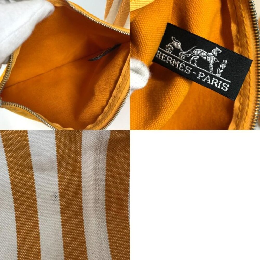 Hermes Cannes PM Canvas Yellow - Picture 9 of 9